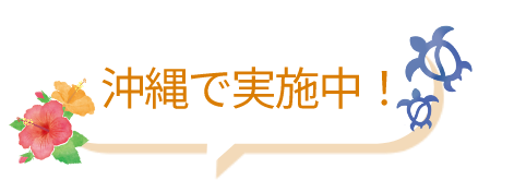 沖縄で実施中！