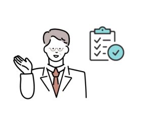 診察や治験に関する詳しい説明後、同意説明文書へご署名いただき治験が開始。